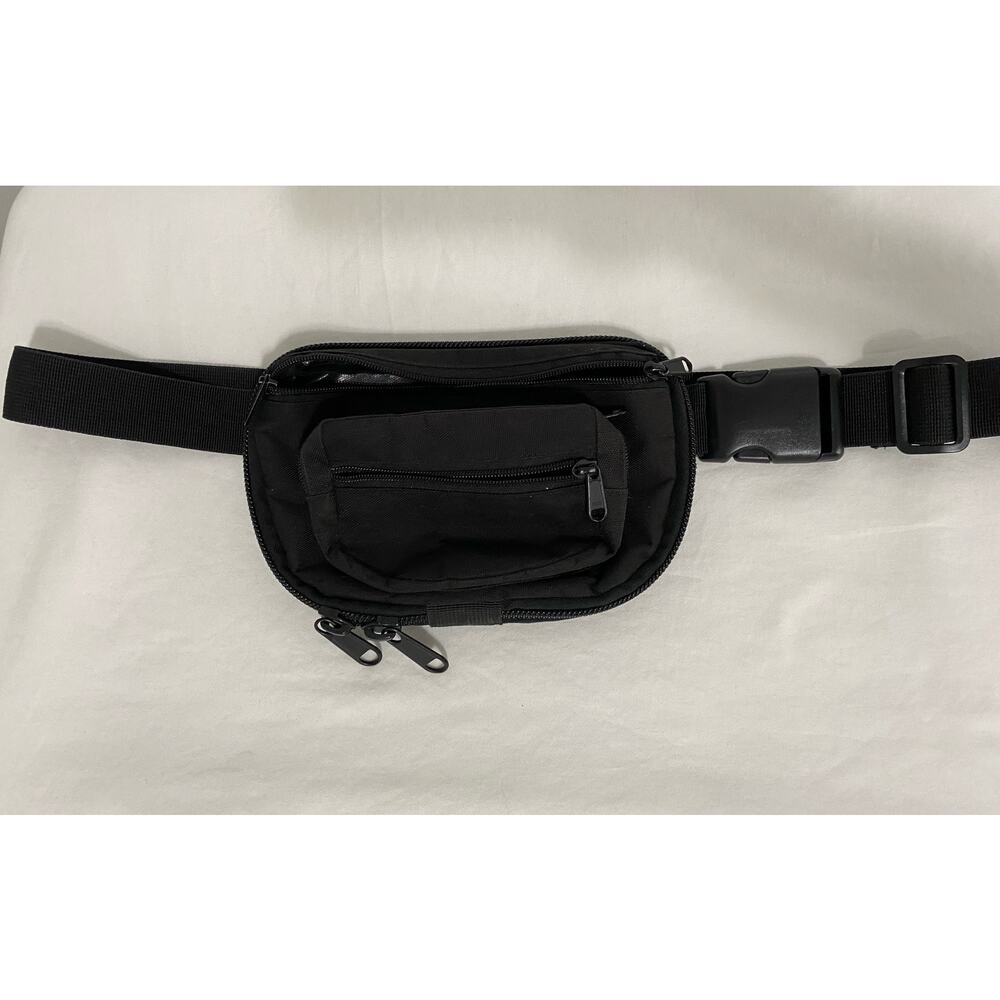 Men's Black Belt Bag don’t tread on me subcompact holster belt bag Fanny pack